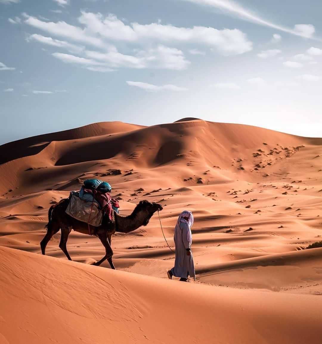 3-Day Sahara Desert Adventure from Marrakech — golden dunes of Erg Chebbi